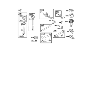 Seal, O-Ring/Lin-Fuel Diagram and Parts List for 121700TO121799  Briggs and Stratton Engine